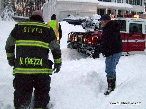 Plow Fire in 17's Due - Dumfries Triangle Volunteer Fire Department